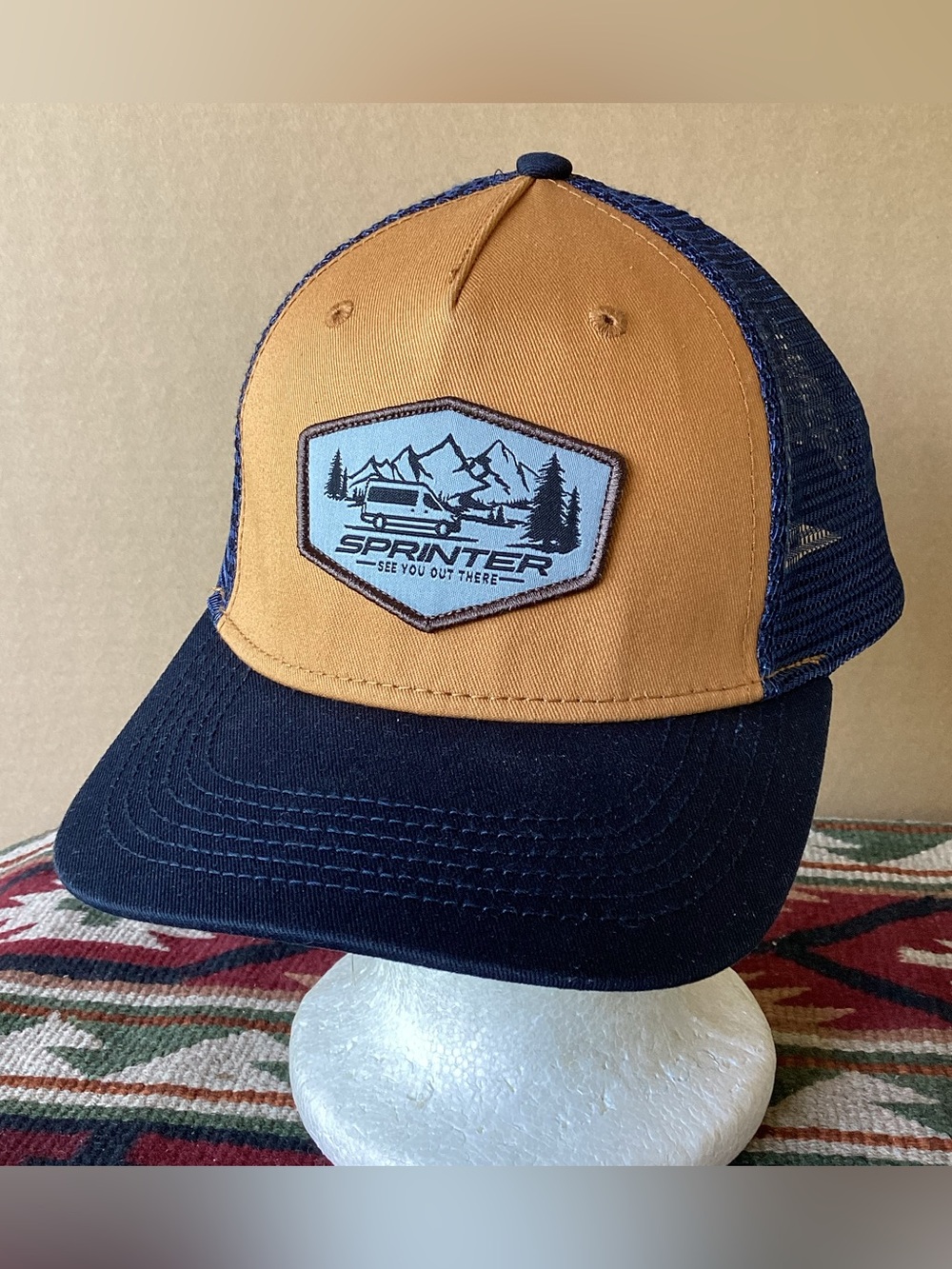 Mercedes sprinter van SnapBack Trucker Hat see you out there